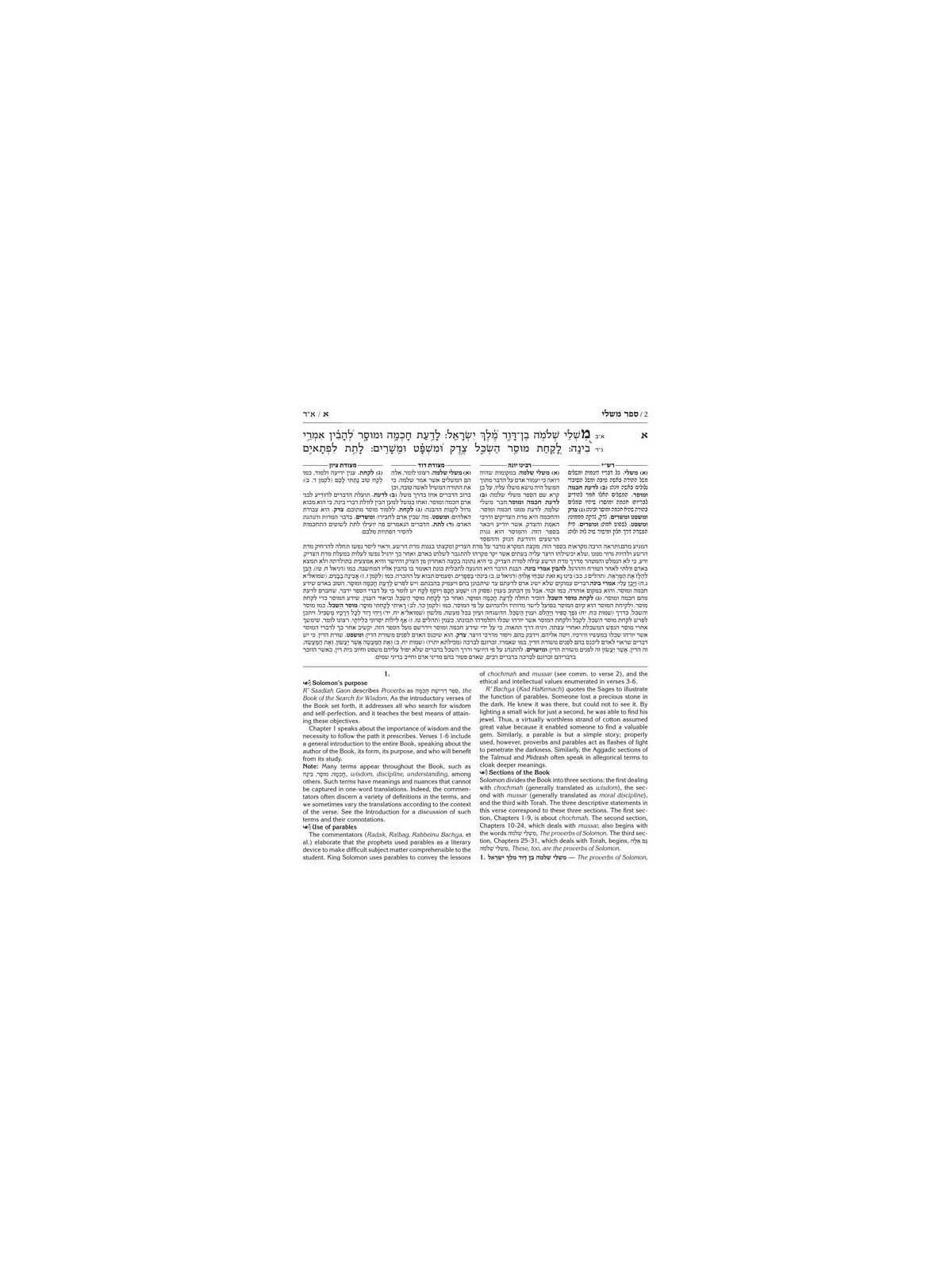 Kesuvim: Mishlei | Books | Judaica